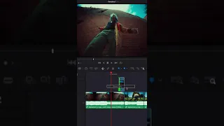 Clean music video transition in DaVinci Resolve