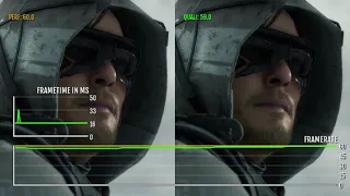 Death Stranding Director's Cut — Framerate analysis: Performance vs Quality mode