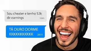 Reagindo a um XITER se gabando no Fortnite 😷