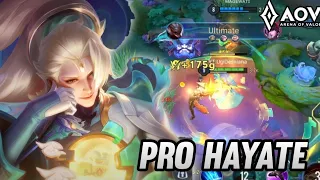 HAYATE PRO GAMEPLAY  | SKIN SUMERU CREATOR - ARENA OF VALOR