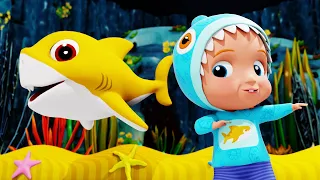 Baby Shark, Daddy Finger + MORE | Happy Friends Children's Songs