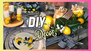DIY Dollar Tree Decor|Ideas Para Decorar tu Cocina con limones Verano 2019| Nady