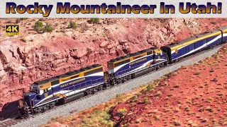 Luxury Train in Utah! (4K) The Rocky Mountaineer | Oct. 2023