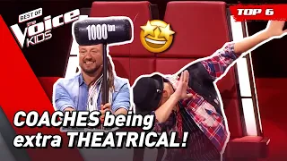 BEST COACH REACTIONS in The Voice Kids! 😂 | Top 6