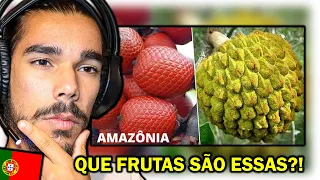 Português reage a FRUTAS BRASILEIRAS da AMAZÓNIA !