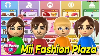 Wii Party U - Mii Fashion Plaza (Expert Com)🎵 Sophia vs Andre vs Marit vs Pavel | AlexGamingTV