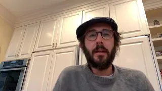 Josh Groban talking livestream concert on June 27th