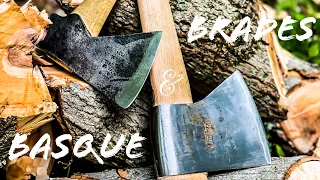 Learning How to Swing an Axe Again: Basque 1.5kg & 2.5lb Brades Kent Felling Pattern