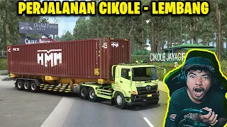 Senggolan Truk Hino Kontainer akibat gak sabaran - Euro truck simulator 2