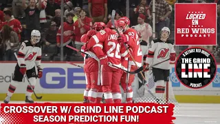 2024 Detroit Red Wings Season Prediction Fun! | Crossover W/ the Grind Line Podcast
