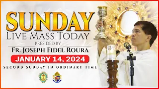 SUNDAY FILIPINO LIVE MASS TODAY ONLINE ||  JANUARY 14, 2024 || REV. FR. JOSEPH FIDEL ROURA
