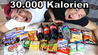 30.000 KALORIEN CHALLENGE !!! | Kelvin und Marvin