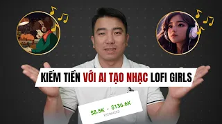 Hướng dẫn tạo ra bài nhạc Lofi Girls kiếm tiền Youtube bằng AI