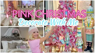 🌲 2023 CHRISTMAS DECORATE WITH ME! PINKMAS 2023 PASTEL NUTCRACKER CANDYLAND CHRISTMAS TREE✨