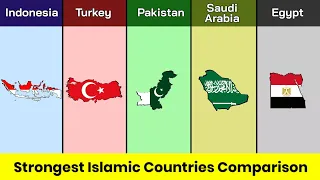 Indonesia vs Turkey vs Pakistan vs Saudi Arabia vs Egypt | Islamic Countries comparison | Data Duck