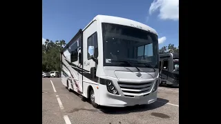 All new 2024 Fleetwood Flair 29M Class A under 30 feet. This motorhome is perfect for National Parks