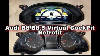 (AUDI) B8/B8.5 VIRTUAL COCKPIT RETROFIT !!! A4/A5/Q5/S4/S5/RS5/RS4