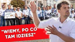 Awantura na konferencji z Kołodziejczakiem. Krzyki z publiczności. "Wiemy, po co tam idziesz"