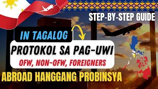 🛑(TAGALOG) STEP-BY-STEP ARRIVAL PROTOCOL AIRPORT PROCEDURE | LAHAT NG DAPAT GAWIN PAUWI NG PILIPINAS