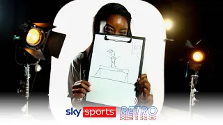 Simone Biles draws herself in 60 seconds