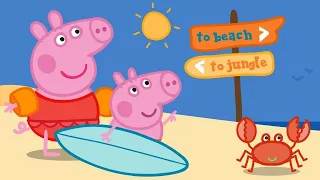 Peppa Pig Nederlands | Op het strand | Tekenfilms voor kinderen