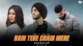 Nain Tere Chain Mere - Mashup | Shubh ft. Sonam Bajwa | Deep Vibe Music | Latest Mashup 2024