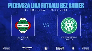 RADOMIAK RADOM FUTBOL PLUS - STREFA FUTBOLU OLSZTYN (Skrót) - 1 Liga Futsalu Bez Barier