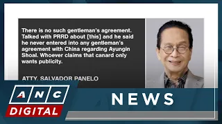 Panelo: No gentleman's agreement between Duterte, China | ANC