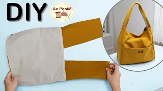 How to make canvas shoulder bag