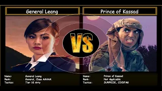General Leang VS Prince of Kassad - Shockwave Chaos Mod - Challenge - C&C Generals