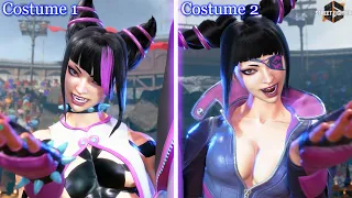 Street Fighter 6 - Classic Character Costumes Comparison (New Outfits vs Old Outfits)