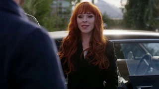 Supernatural 12x13 Rowena meet Gavin MacLeod.