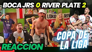 BOCA 0 RIVER PLATE 2 - Reacciones de Hinchas de River y Boca - COPA DE LA LIGA ARGENTINA 2023 !!!