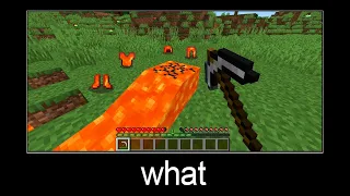 Minecraft wait what meme part 42 (Lava breaks)