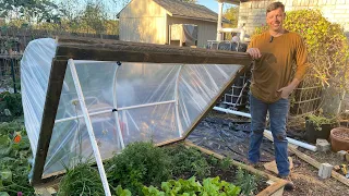 Building a Hoop House Raised Bed Cold Frame