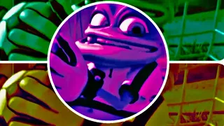 crazy frog | triple frame + mix special color fx | weird audio & visual effects | ChanowTv