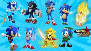 Sonic Forces:Speed Battle|All Sonic Variants (Gameplay)