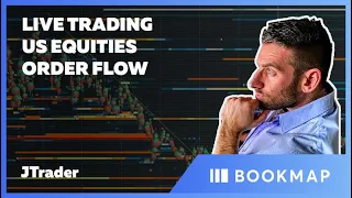Live Trading US Equities Order Flow | JTrader | Pro Trader Webinar