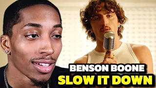 First Time Hearing Benson Boone - Slow It Down (Official Music Video)