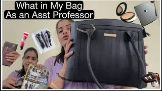 What in My Bag As an Asst Professor..Naykaa Fashion Bag Review 👩🏻‍💻