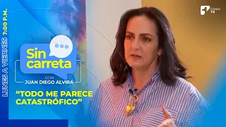 María Fernanda Cabal habló en Sin Carreta y calificó la gestión de Petro como “desastrosa” | Canal 1