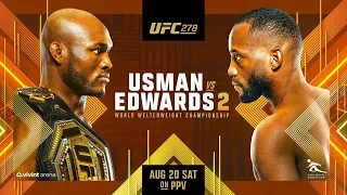 UFC 278 LIVE USMAN VS EDWARDS 2 LIVESTREAM & FULL FIGHT COMPANION