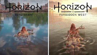 Horizon Forbidden West - Water Physics Comparison