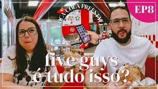 FIVE GUYS DE ORLANDO, MELHOR QUE SHAKE SHACK? + PRESENTES, E VOLTANDO PARA O BRASIL | EP8