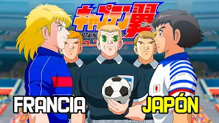⚽ Japón vs Francia y el Árbitro más CORRUPTO DE LA HISTORIA | Captain Tsubasa T2 Resumen