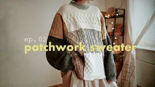 ep.02 patchwork sweater