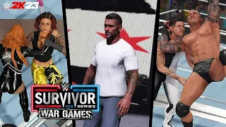 WWE Survivor Series: WarGames 2023 Full Show Highlights | WWE 2K23 Simulation