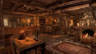 The Eolian Tavern - Medieval Fantasy Inn Ambience - Medieval Fireside Music & Ambience