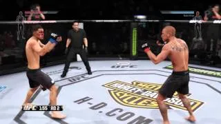 Donald Cerrone vs Nate Diaz Spinning elbow took his head off!! 2/2