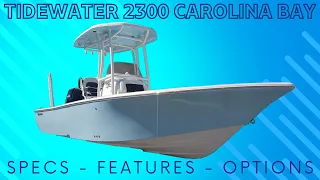 My Favorite Bay Boat! - 2024 Tidewater 2300 Carolina Bay Boat Review Walkthrough